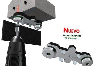 Amortiguador Acústico SENOR SE‑FTD MINI/47 para Techos TC47