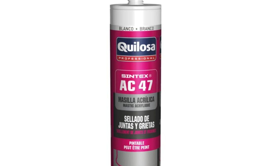 Masilla acrílica Sintex AC‑47 300 ml de Quilosa para juntas y grietas1,99 € IVA INCLUIDO