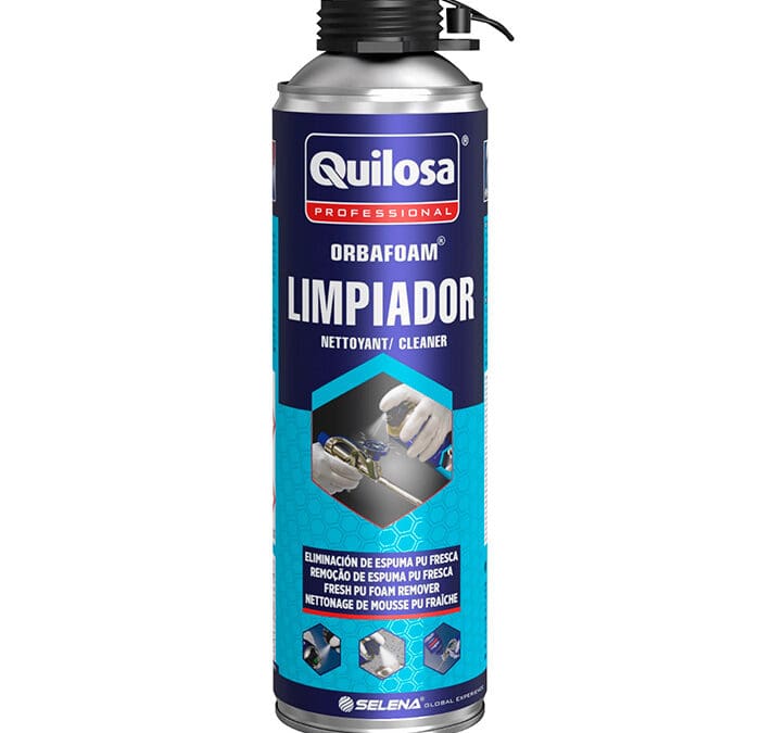Limpiador de espuma de poliuretano fresca Quilosa – limpieza profesional de pistolas aplicadoras6,73 € IVA INCLUIDO