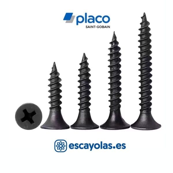 Tornillos para pladur todas las medidas marca placo