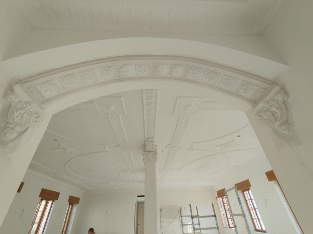 Salón principal en proceso
