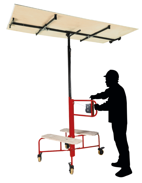 Elevador de Placas con Plataforma – Para placas de yeso hasta 4,07 m - Imagen 3