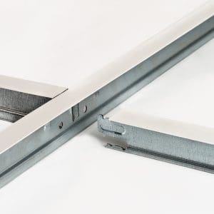 Perfil secundario 1200 THU T24 en blanco