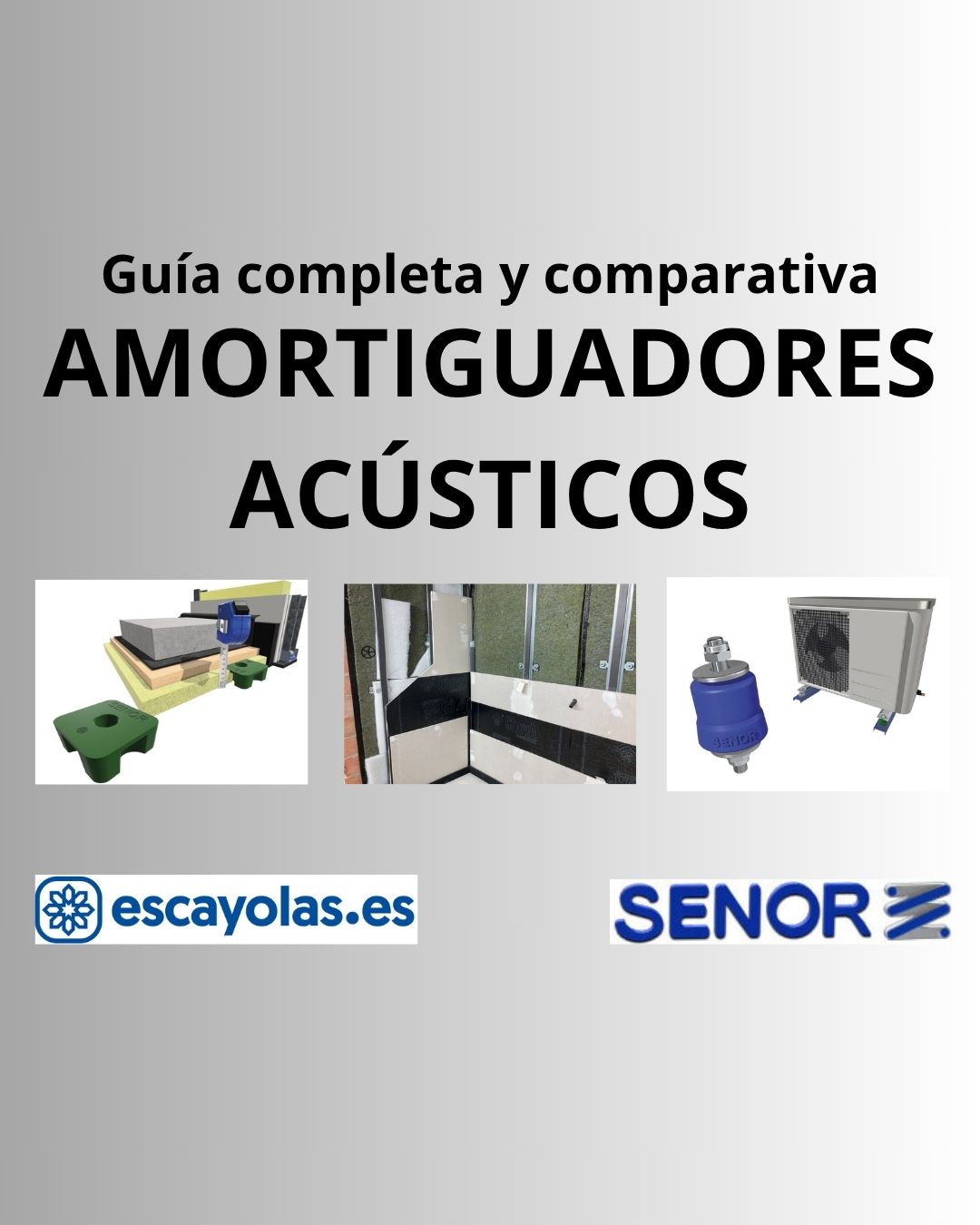 Guia completa y comparativa amortiguadores acústicos Guia completa y comparativa amortiguadores acústicos