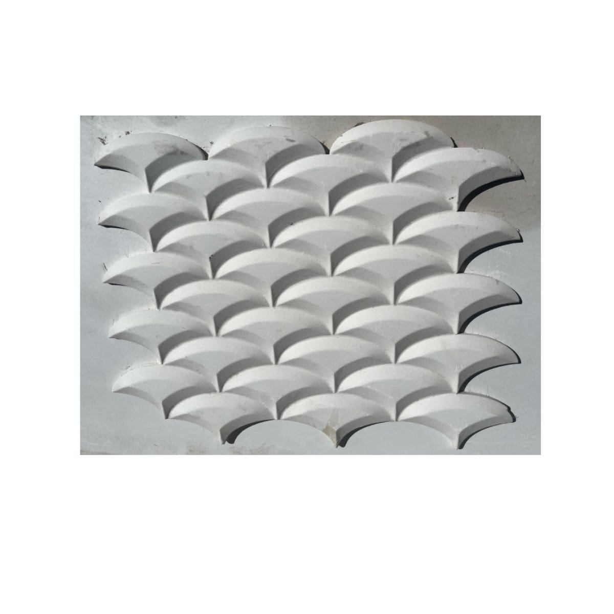 PORTADA PIEZA ESCAYOLA EFECTO ESCAMAS PARA PARED