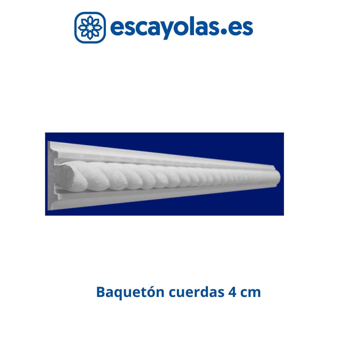 baqueton cuerdas de escayola