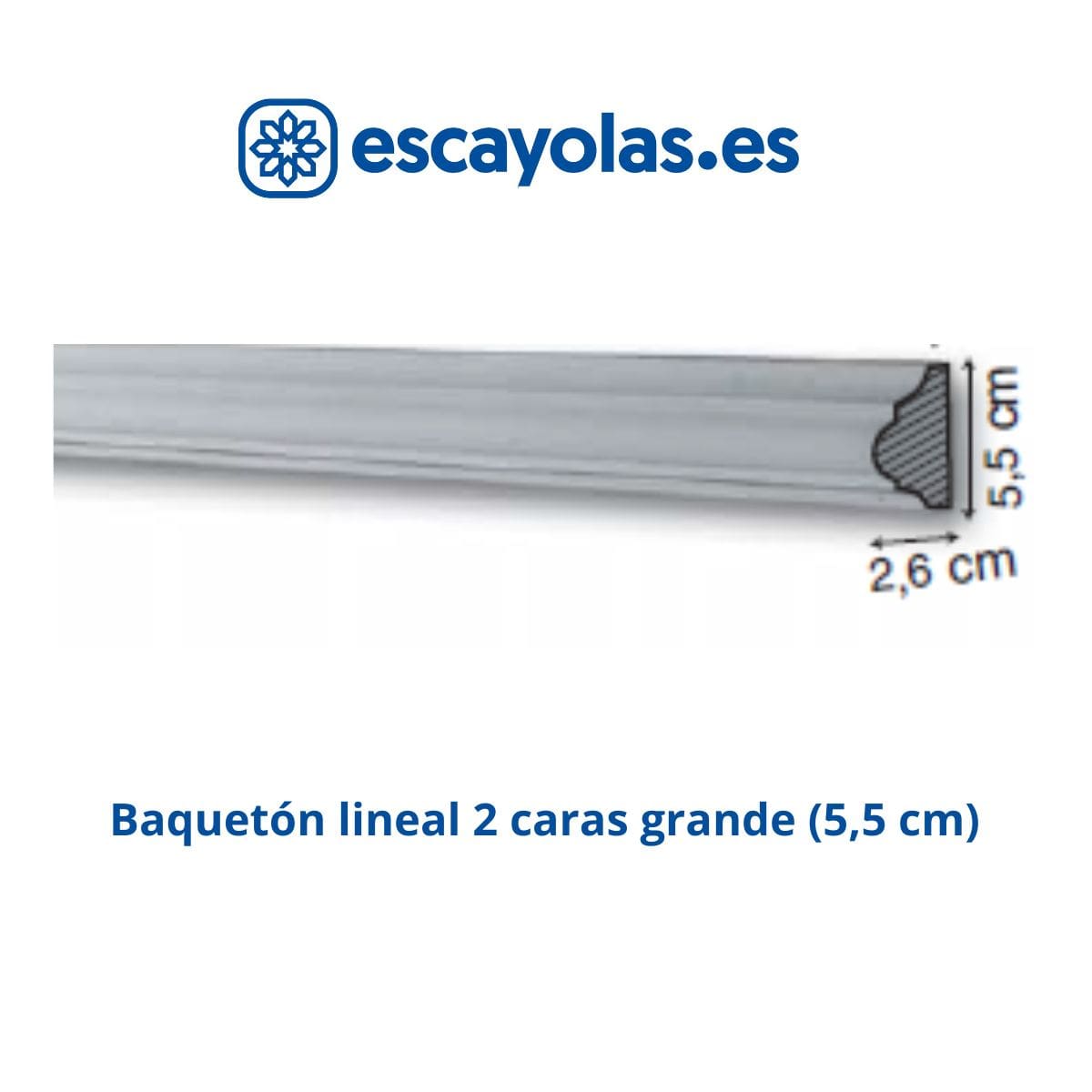 baqueton de 2 caras grande escayolas.es
