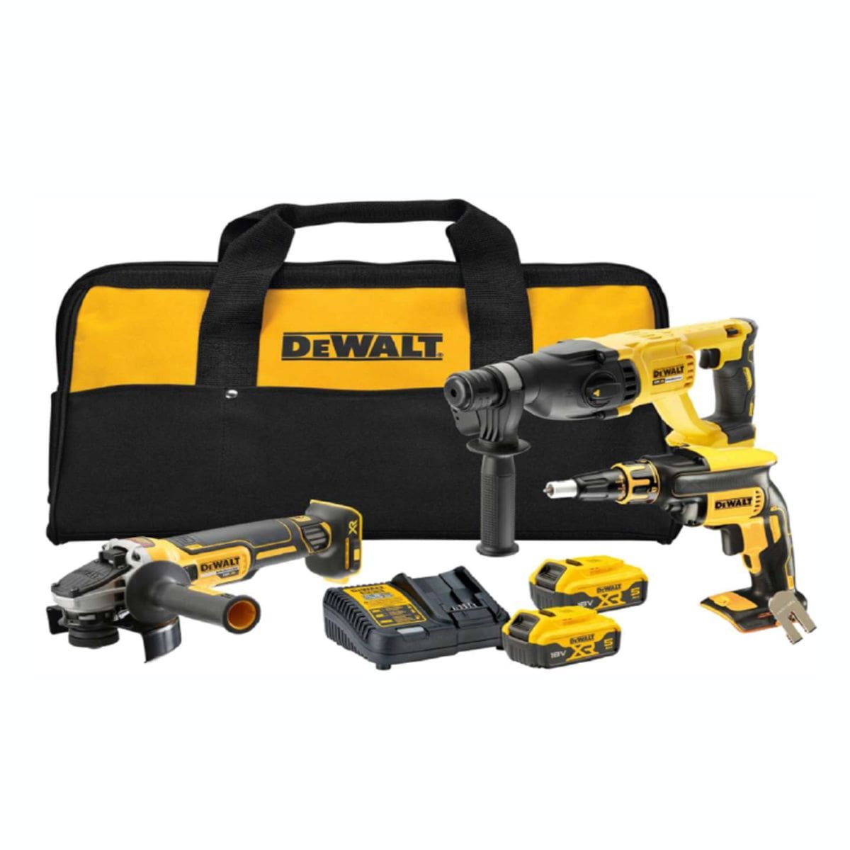DEWALT DCK663P3 XR Brushless 6 Piece Kit 18V 3 X 5.0Ah Li-ion, At D&M Tools