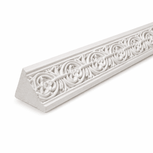 Moldura árabe de escayola decorada con relieve artesanal para techos y paredes estilo andalusí