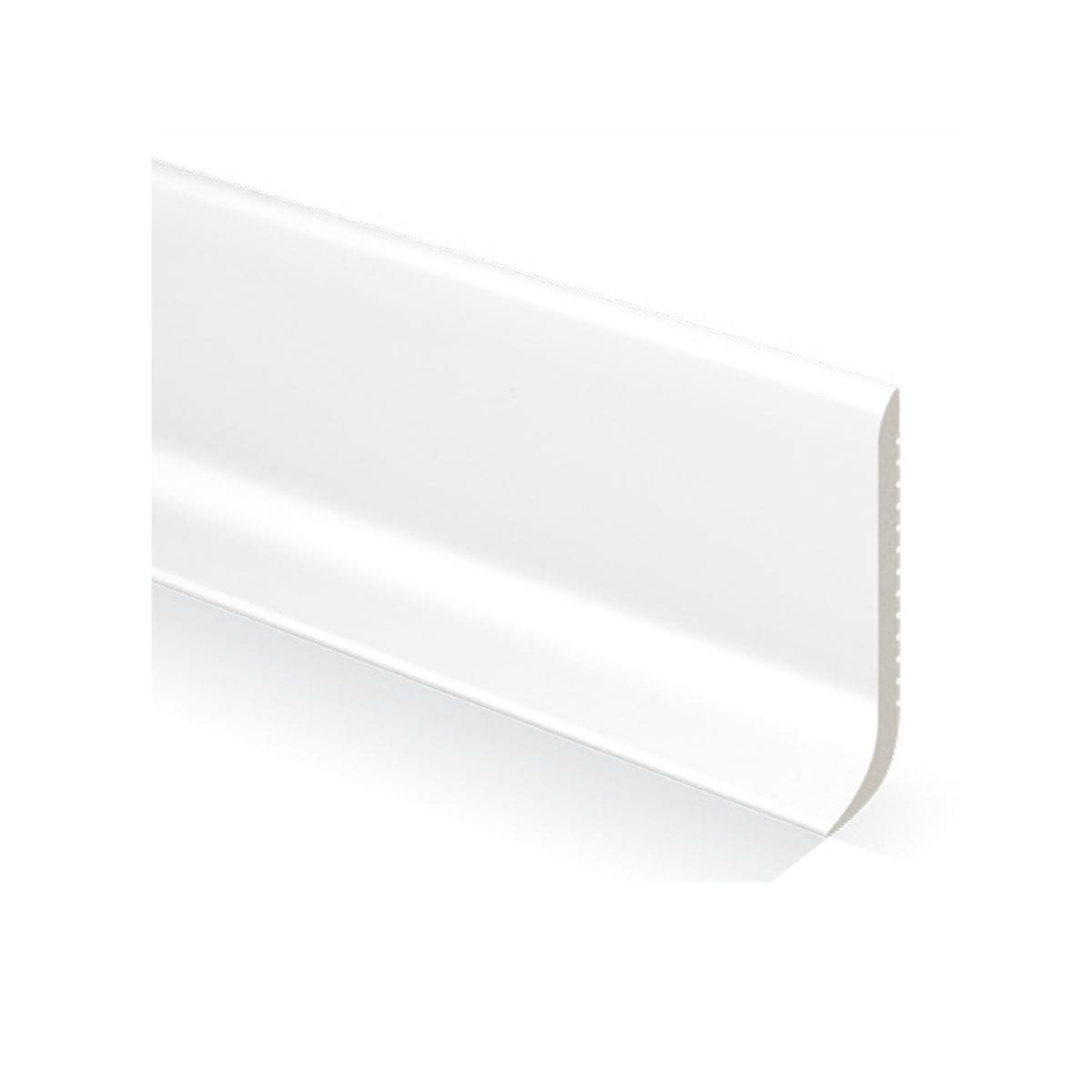 Zócalo Z8 de poliestireno extruido blanco disponible en 57 y 78 mm