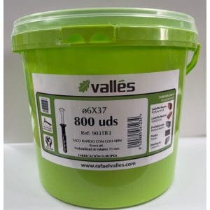 bote de tacos rápidos con collarín 800 unidades