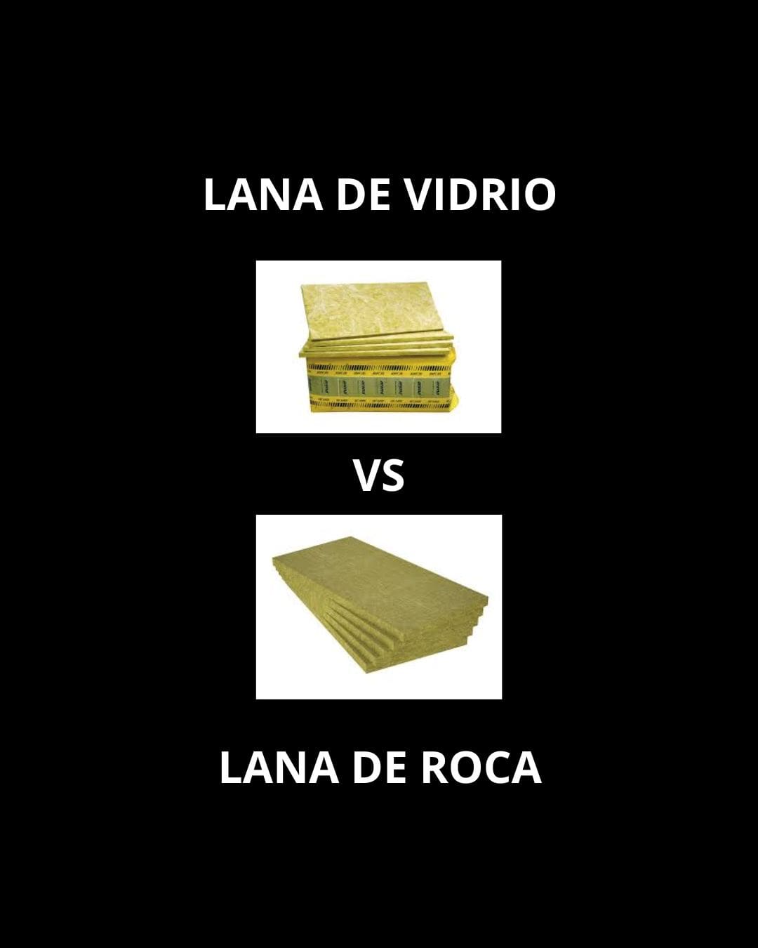 Comparativa entre lana de roca y lana de vidrio con alternativas de aislamiento