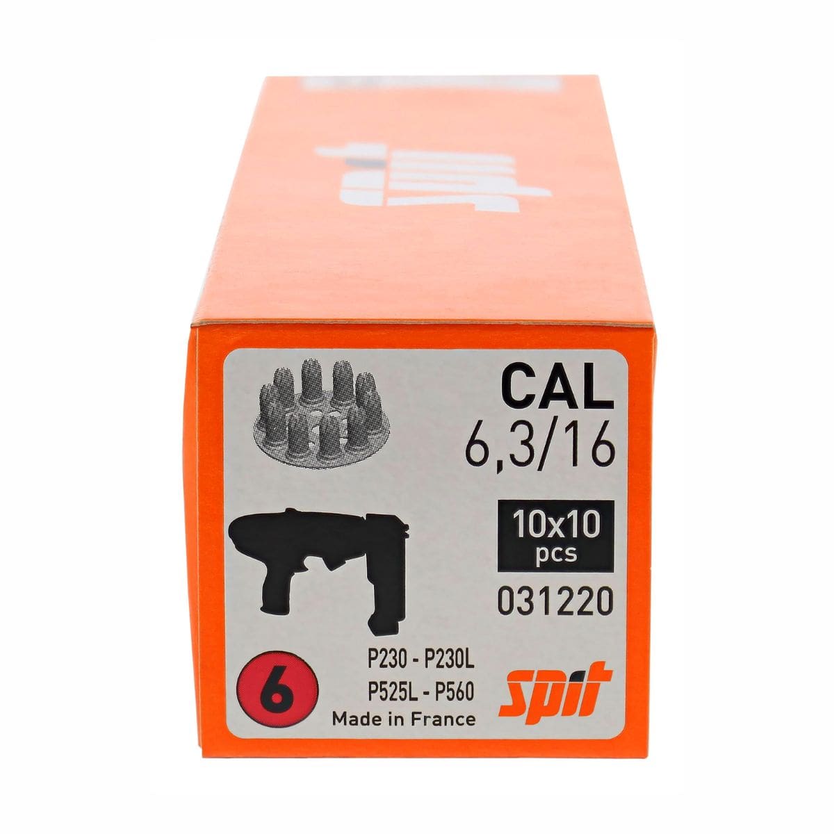 Caja de fulminantes 6,316 rojos – 100 unidades