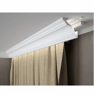 Cortinero Roma MD213 de 2 metros para ocultar cortinas