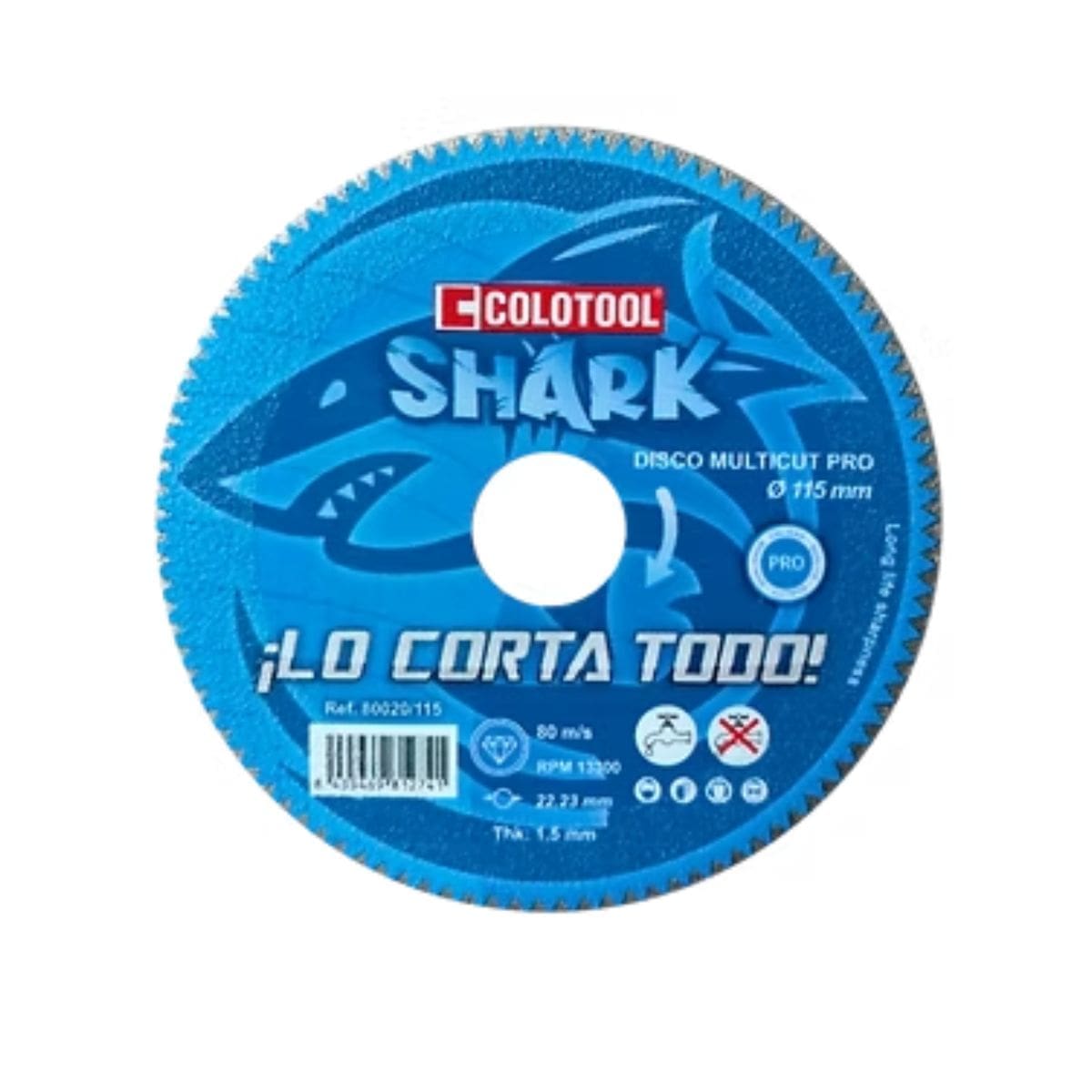 Disco Multicorte PRO Ø115 mm caja 25 unidades para corte profesional