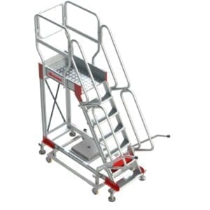 Escalera industrial Faraone SY60 con plataforma
