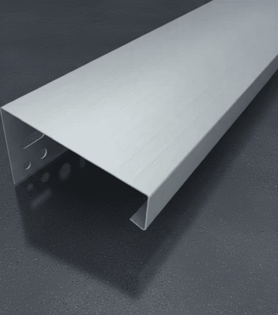 Perfil de coronación SATE aluminio 40 60 80 100 mm remate superior fachada