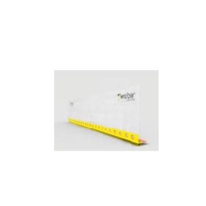 Perfil remate ventana SATE PVC con malla y autoadhesivo para carpinterías fachada