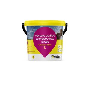 Revestimiento Webertene Classic L 1,5 mm colores tendencia fachada SATE