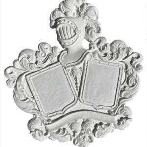 escudo heraldico decorativo escayola 60cm