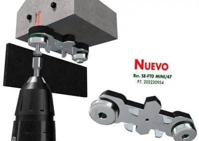 Amortiguador Acústico SENOR SE‑FTD MINI/47 para Techos TC47
