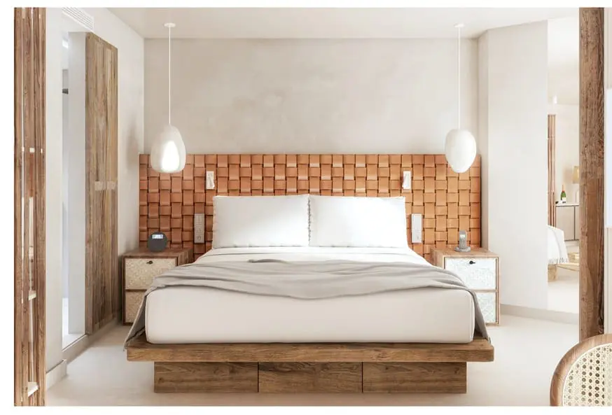 CABEZAL DE CAMA CON PIEZA DE RELIEVE
