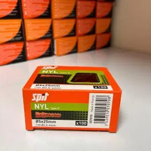 Caja Taco nylon 5x25mm 100uds