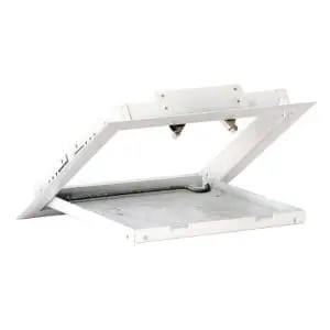 Trampilla lacada con llave para placa de yeso