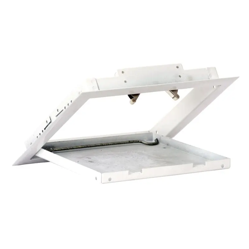 Trampilla lacada con llave para placa de yeso