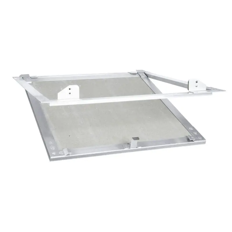 Trampilla de aluminio para pared y techo en placa de yeso 15 mm Click Mini Latch