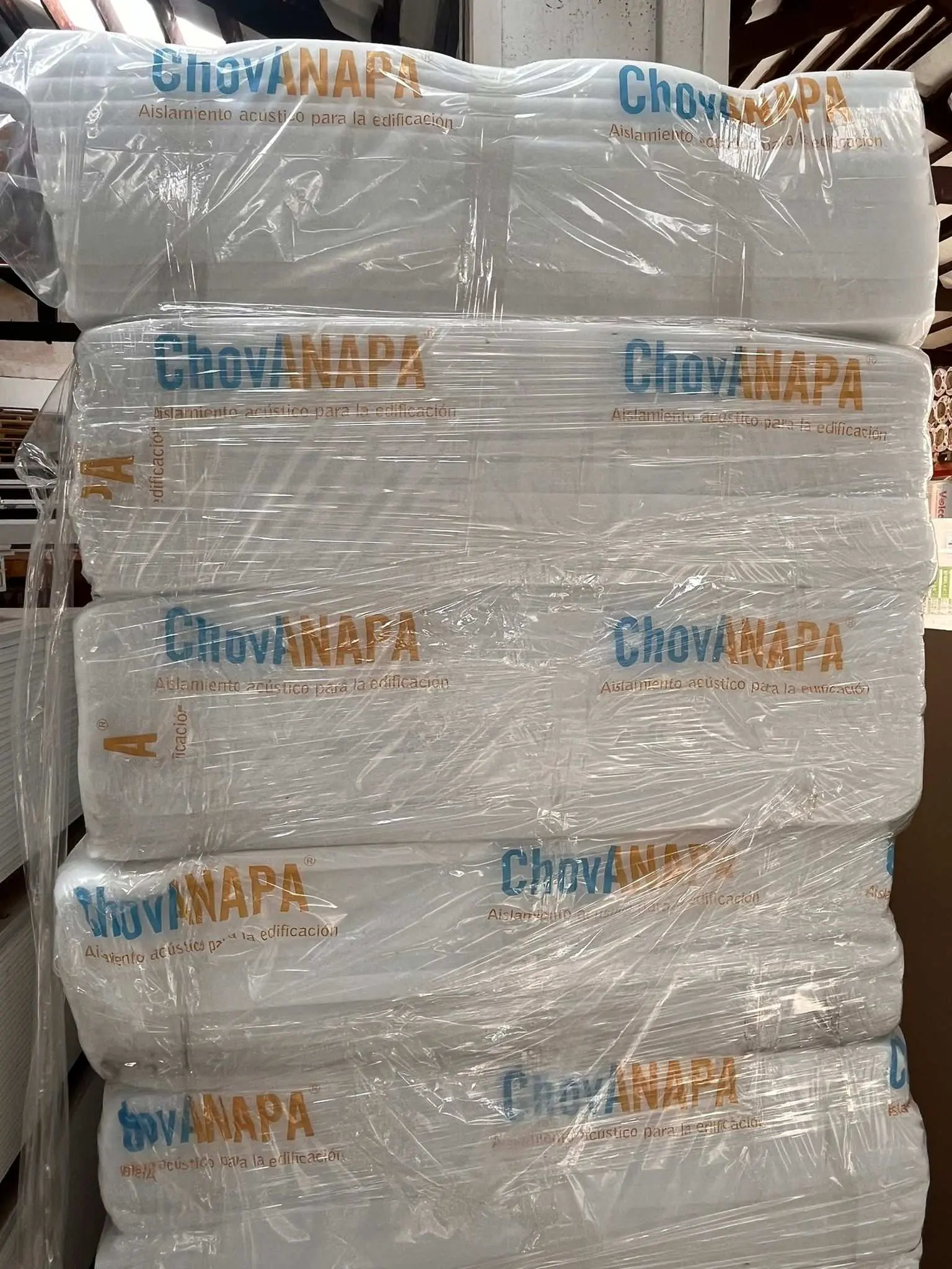 Fibra acústica ChovANAPA 1.35m x 0.6m x 40mm (17,82 m2 paquete)