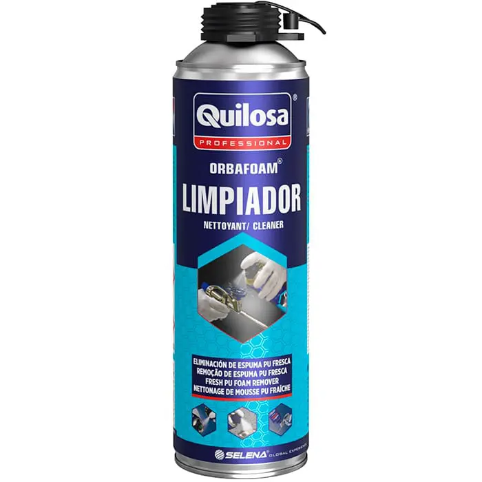 LIMPIADOR PISTOLA ESPUMA POLIURETANO QUILOSA