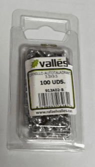 Blister tornillo 3.5x9.5mm 100uds VALLÉS