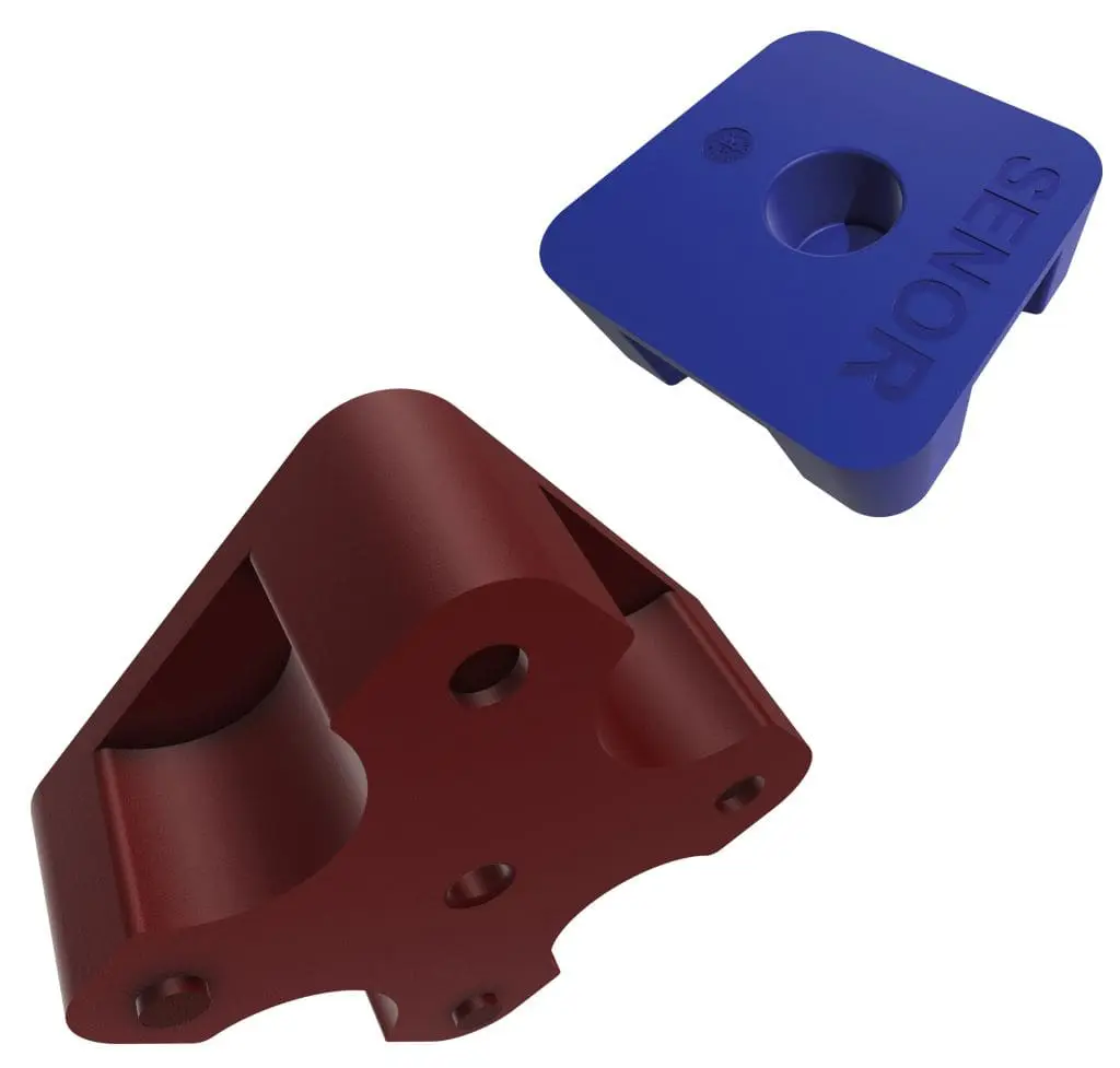 AMORTIGUADOR TS 80 ROJO Y AZUL PARA SUELOS