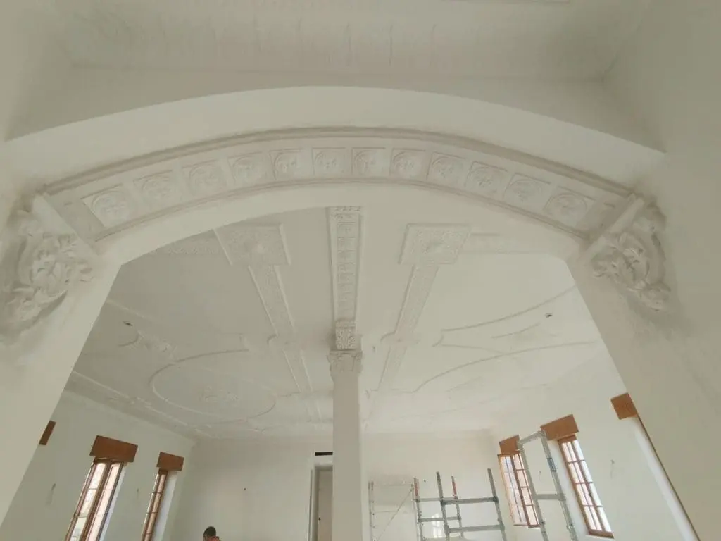 Salón principal en proceso