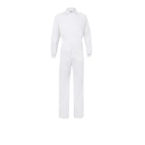 Mono de trabajo Velilla 214 en color blanco para pintores y escayolistas