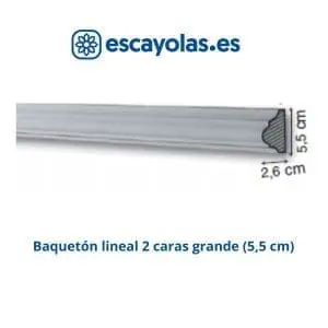baqueton de 2 caras grande escayolas.es