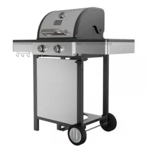 Barbacoa de gas Black+Decker BXOG7200E con 2 quemadores y parrilla de hierro fundido