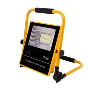 Proyector LED solar 30W 6500K con panel solar y mando a distancia
