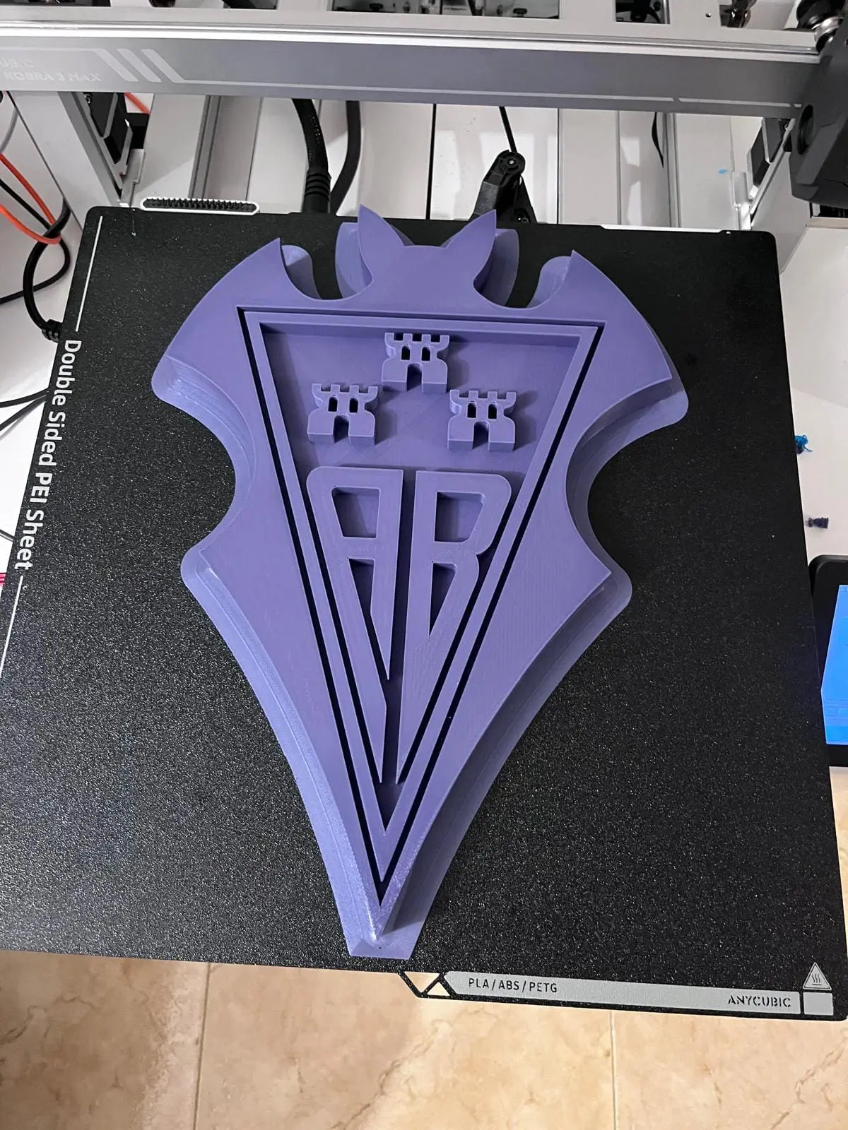 Escudo del Albacete con la impresora 3D