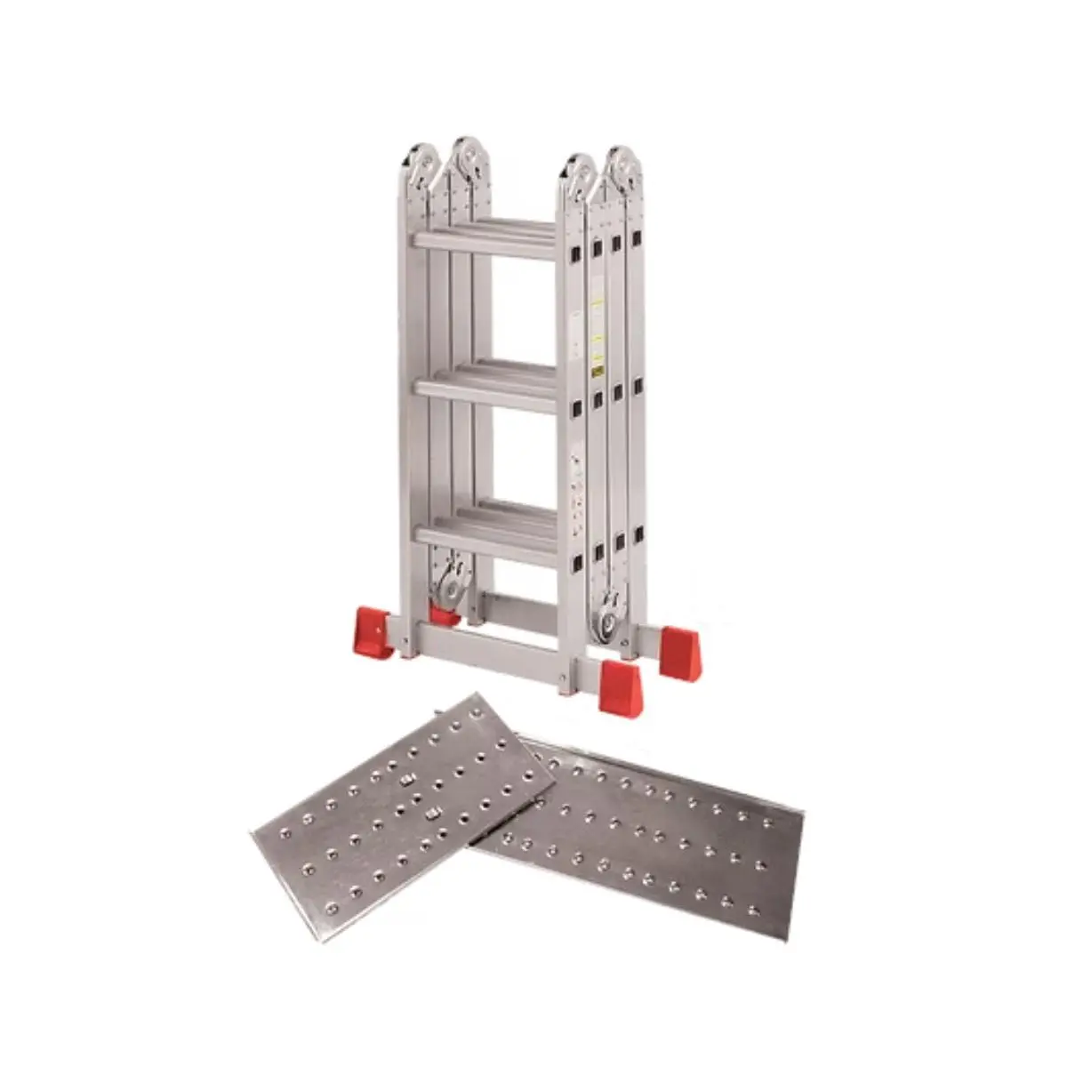 Escalera multiusos con plataforma Convertible tipo andamio
