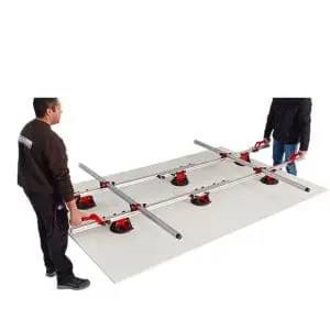 carro transportador porcelanico xxl en obra