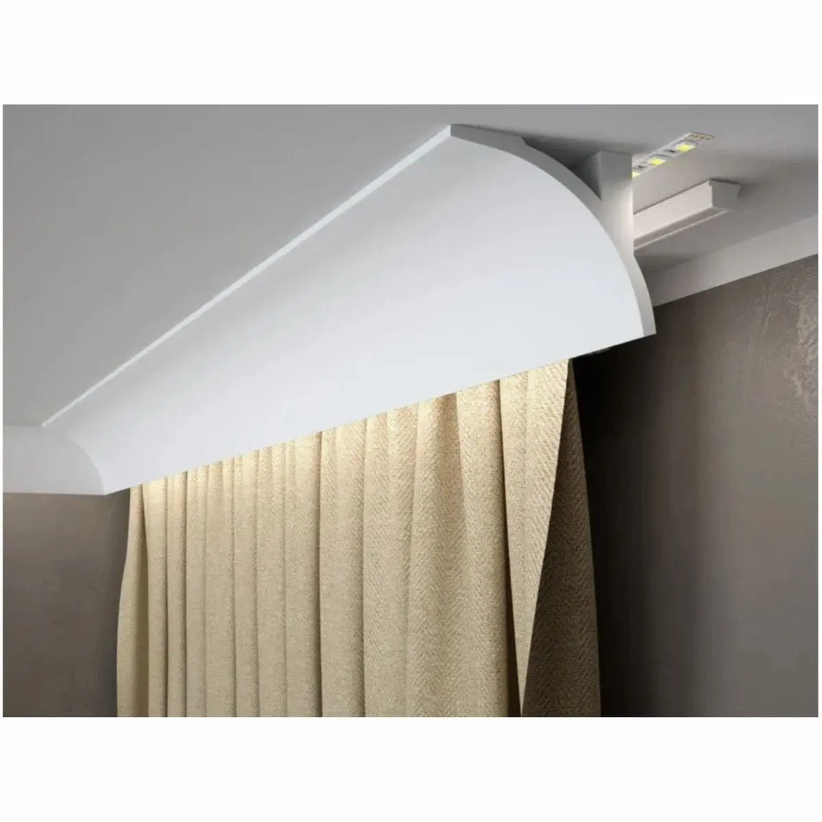 Cortinero LED lineal QL011 de 2 metros para ocultar cortinas Cortinero LED lineal QL011 de 2 metros para ocultar cortinas