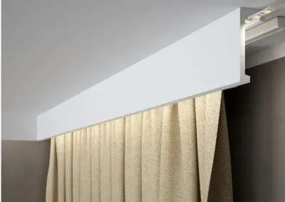 Cortinero liso minimalista de 2,00 y 2,40 metros en alta densidad