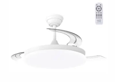 Ventilador de techo DC Marele con luz LED y mando a distancia