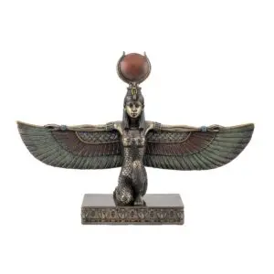 Figura de Isis diosa egipcia de resina