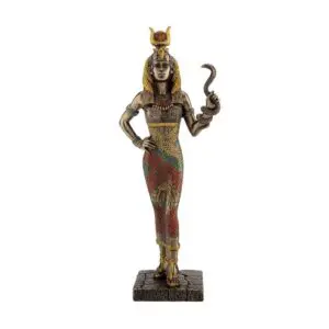 Figura de Hathor diosa egipcia de resina 28,5 cm