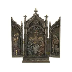 Tríptico nacimiento de resina