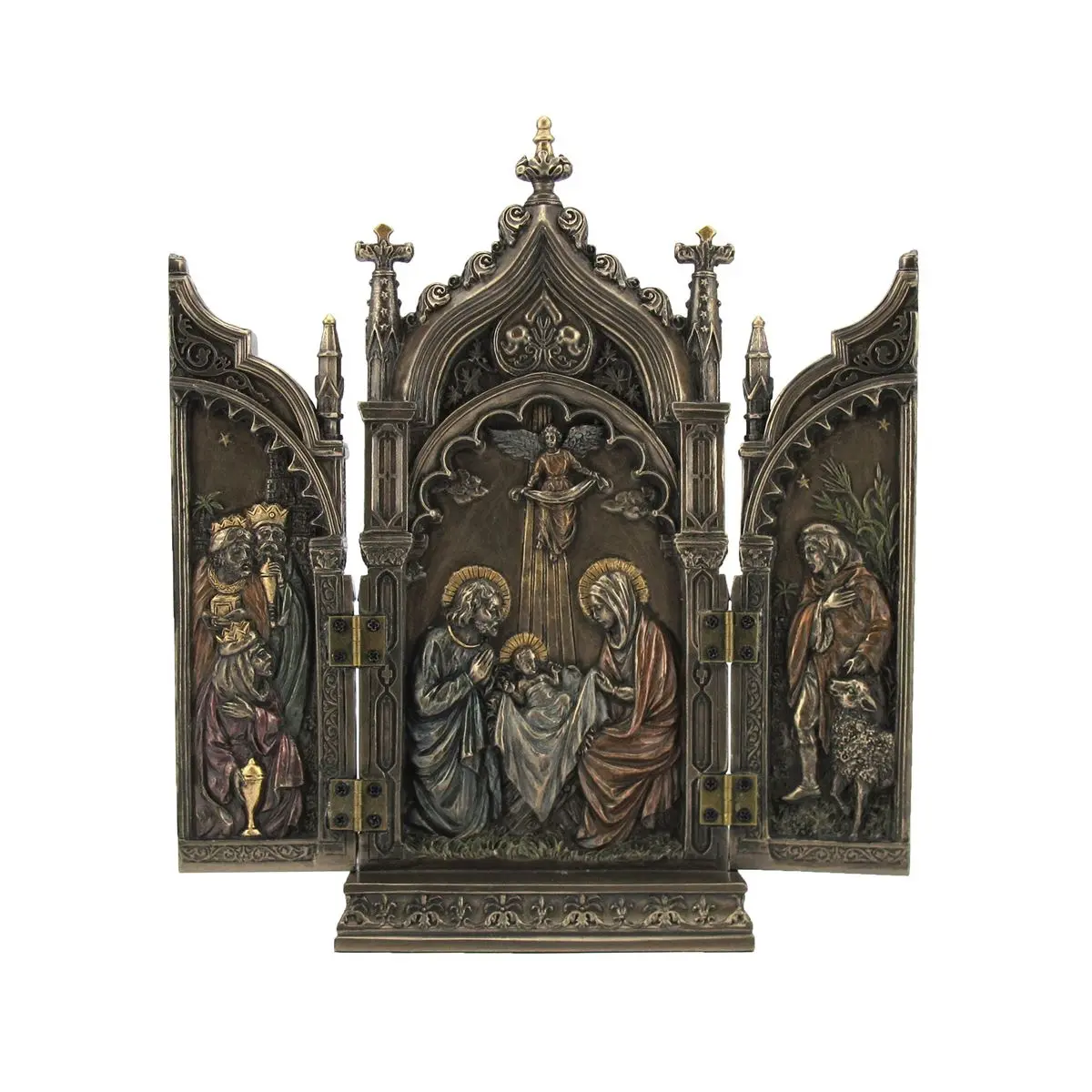 Tríptico nacimiento de resina