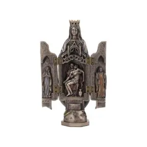 Virgen con piedad figura resina 20 cm